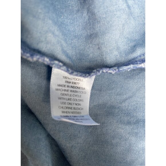 Ana Blue Denim Shirt Dress XXL - Picture 7 of 7